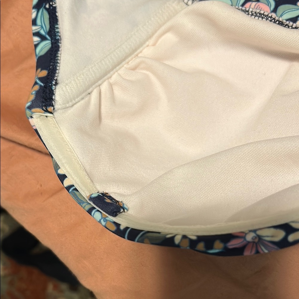 Kona Sol Floral Bikini Top with Knot Accent - Picture 3 of 3